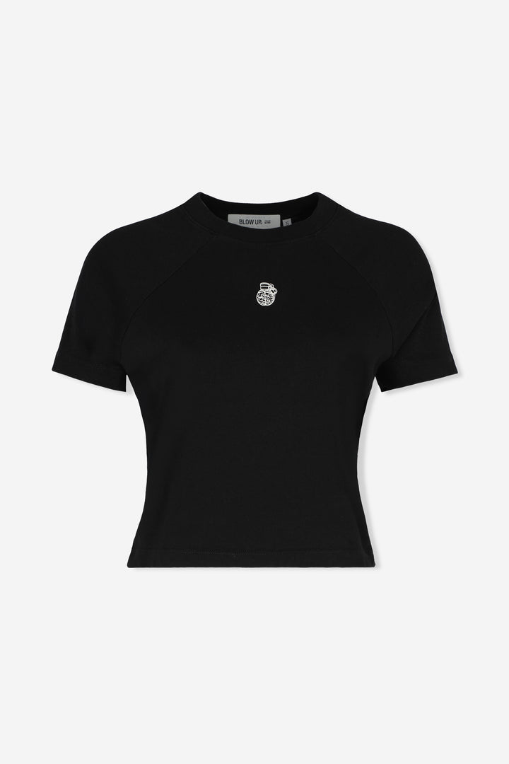 SHORT SLEEVE BLACK TOP
