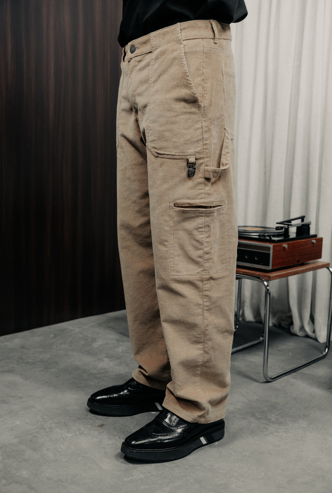 Corduroy sand trousers