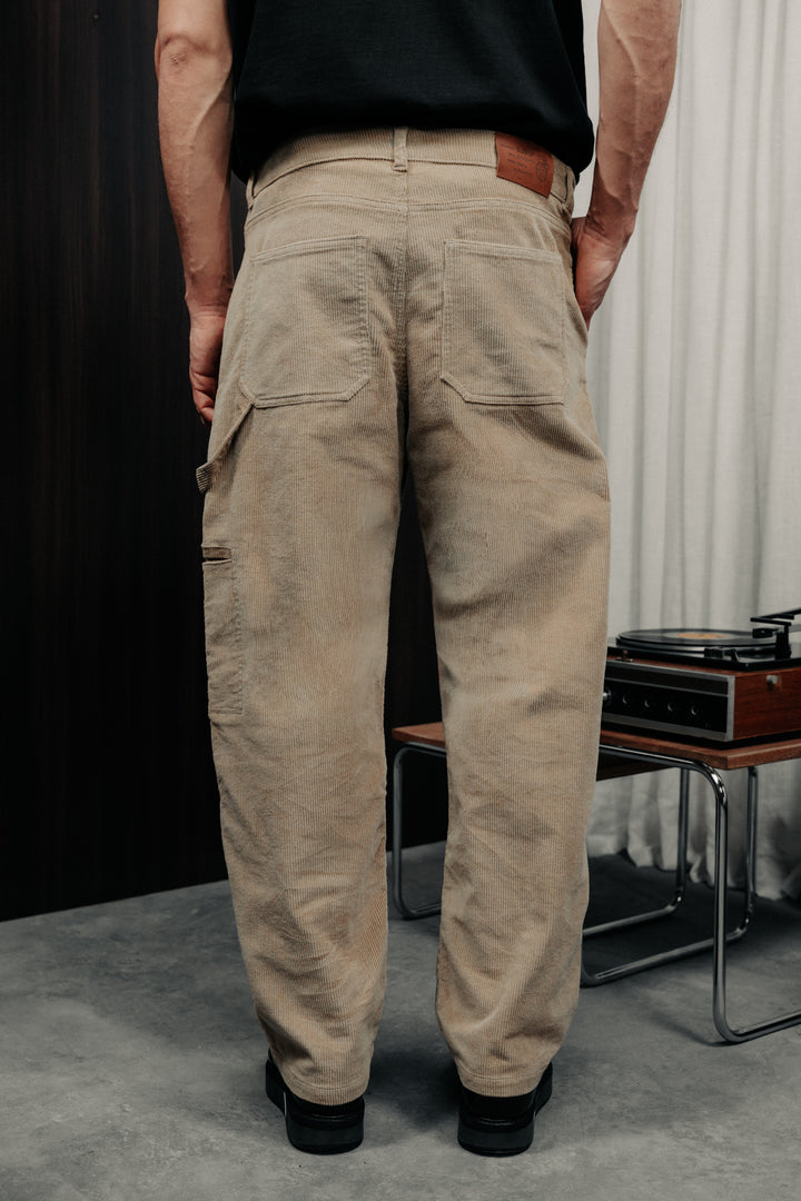 Corduroy sand trousers