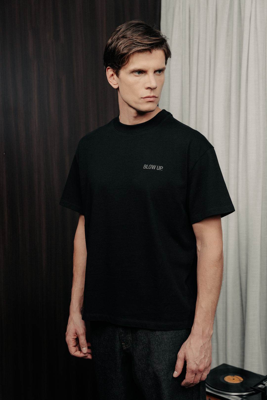 Cotton t-shirt black