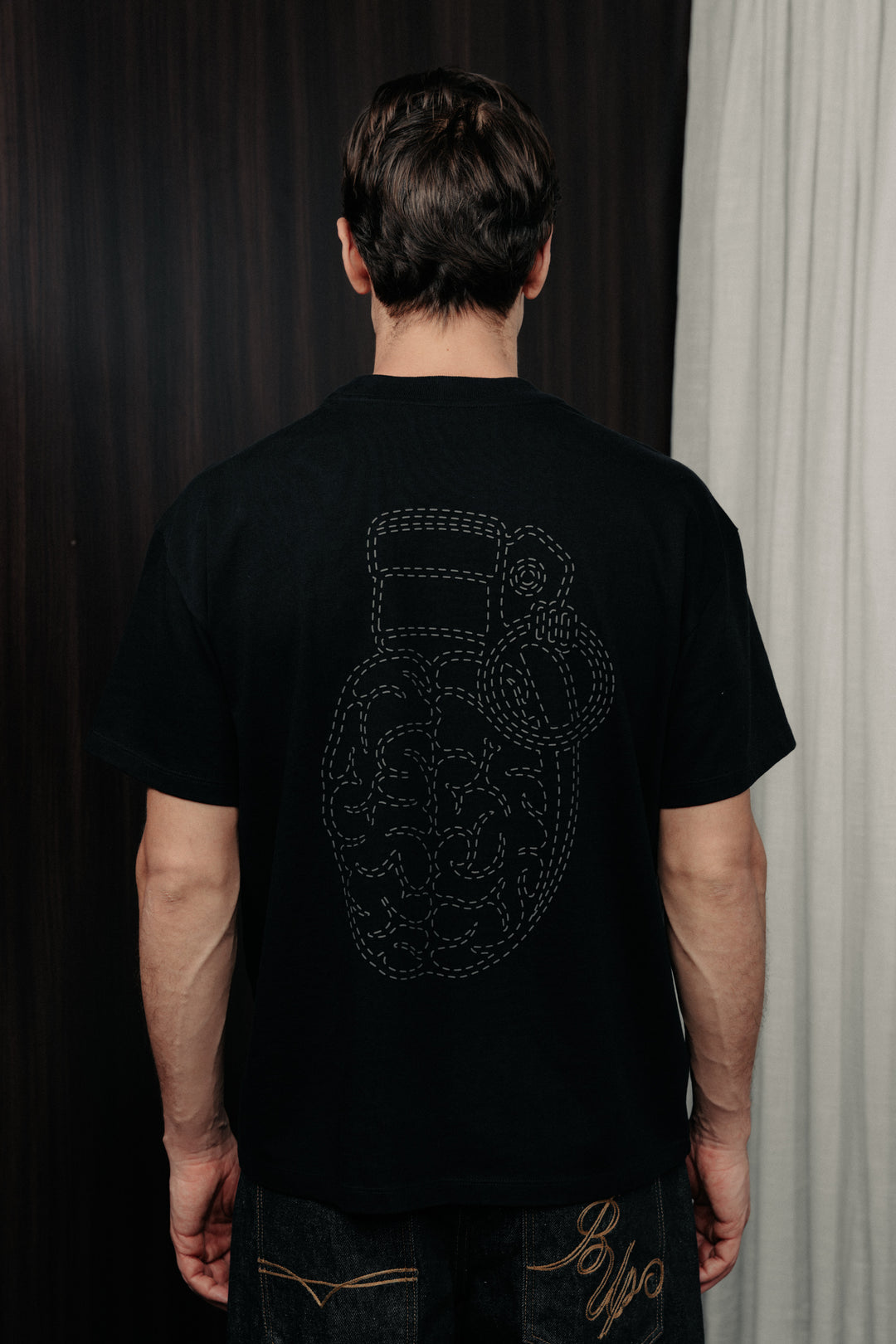 Cotton t-shirt black