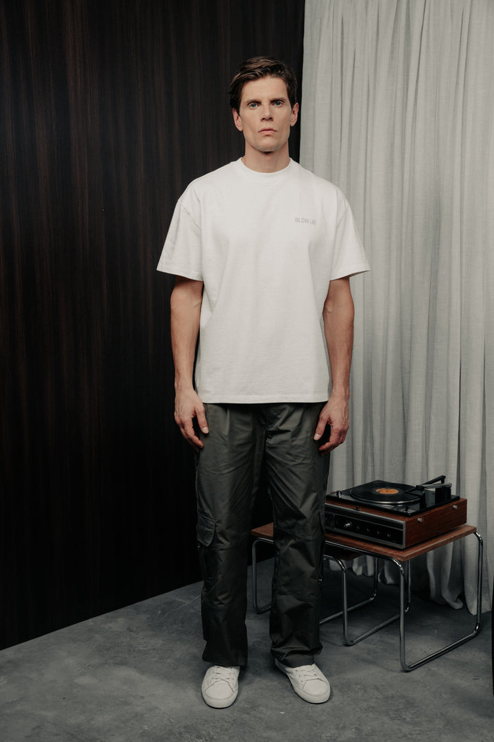 Cotton t-shirt ivory