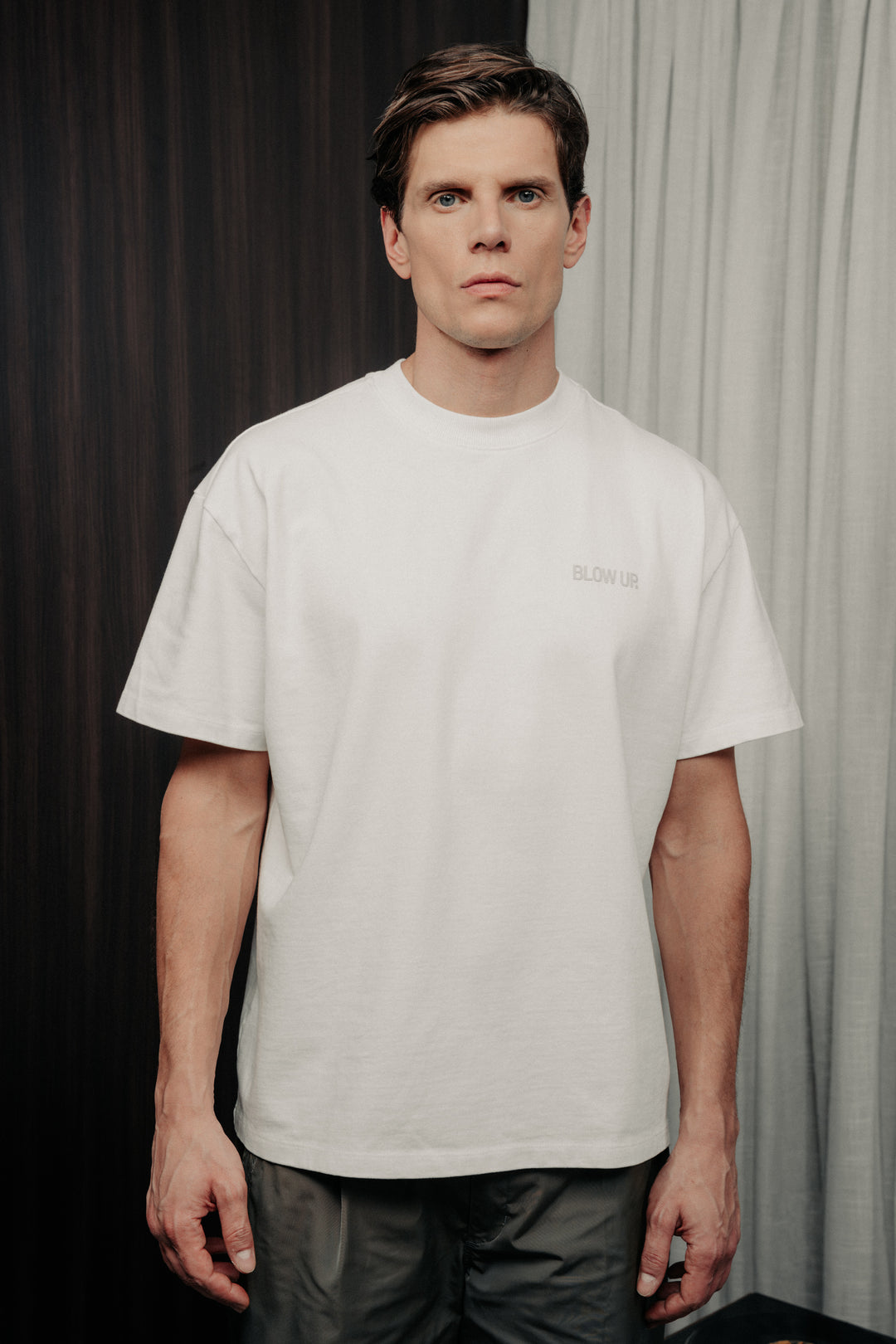 Cotton t-shirt ivory
