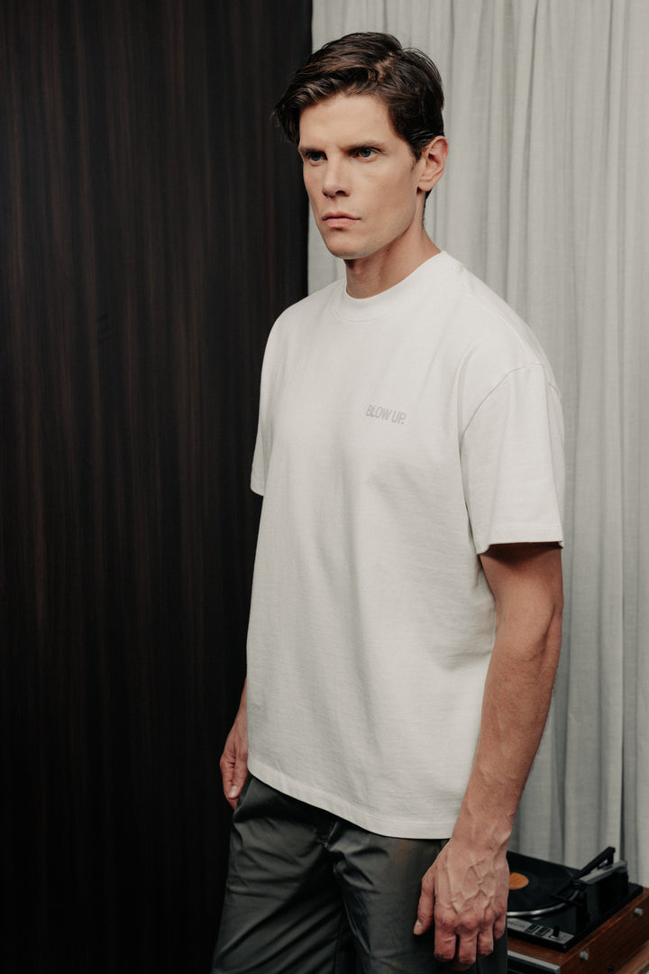 Cotton t-shirt ivory