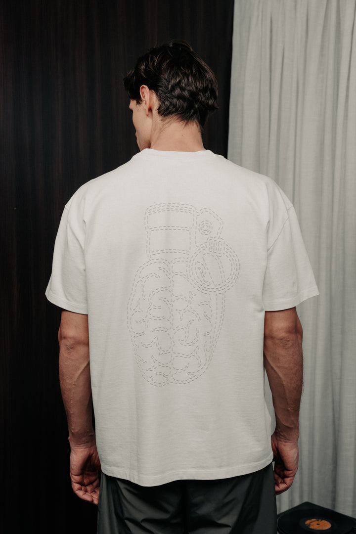 Cotton t-shirt ivory