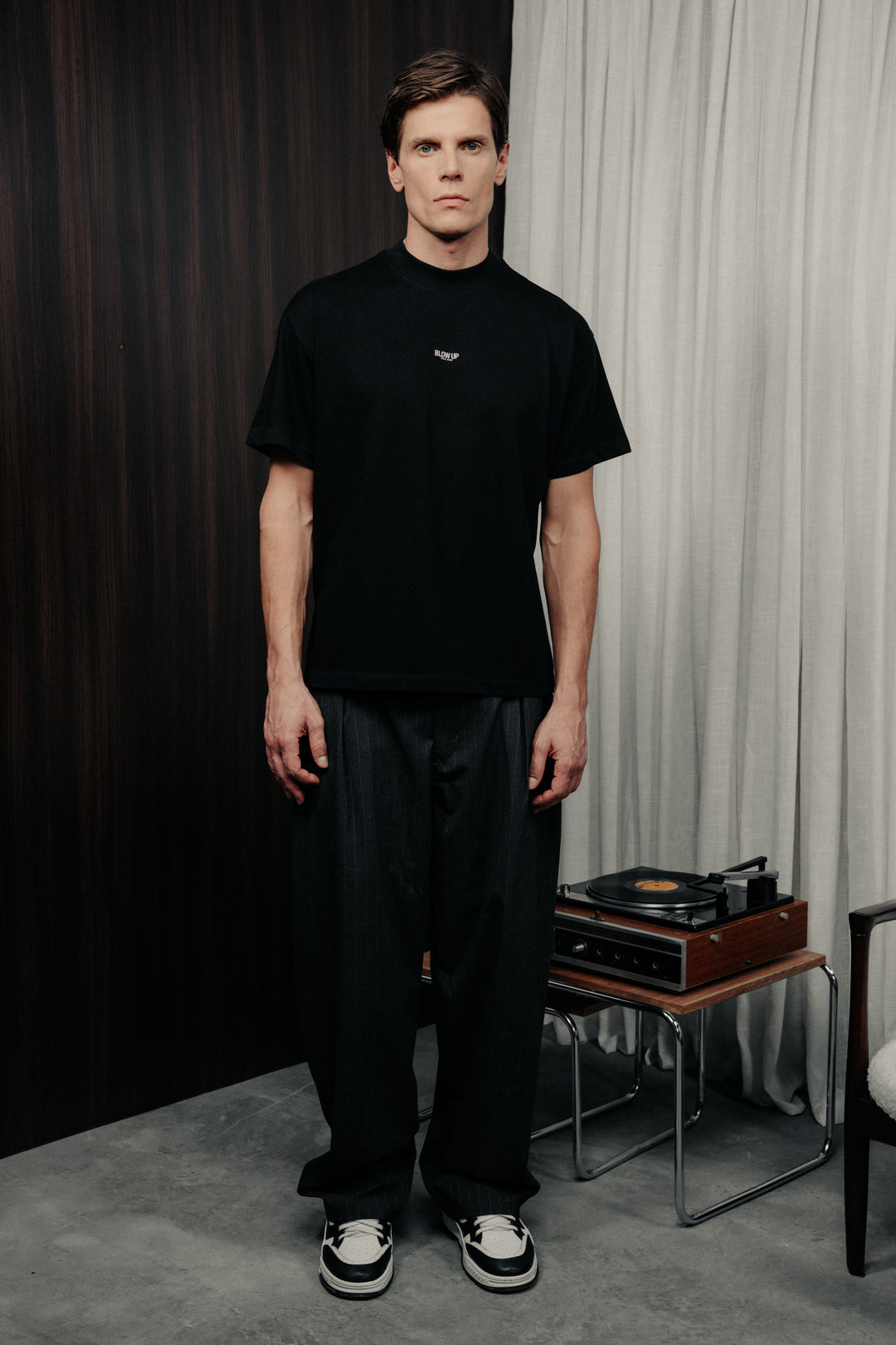 Cotton t-shirt black
