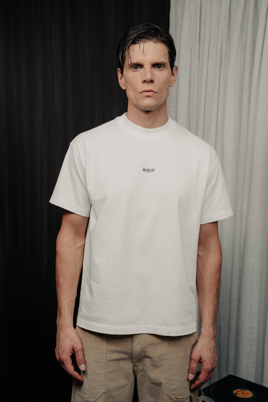 Cotton t-shirt ivory