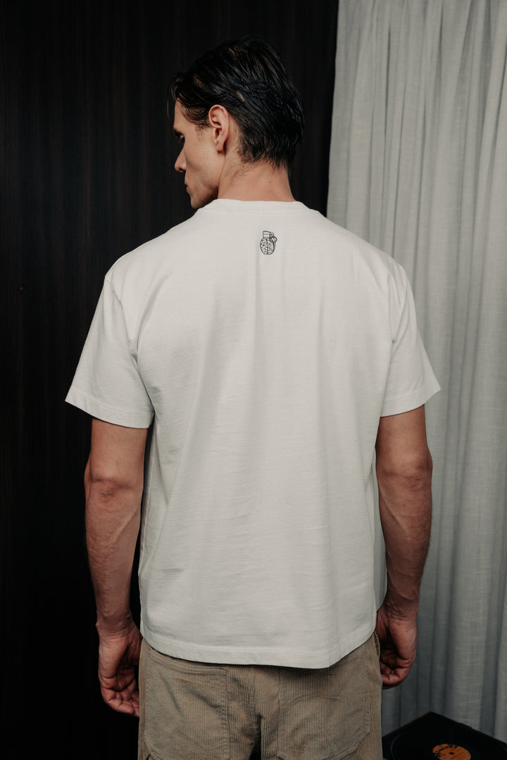 Cotton t-shirt ivory