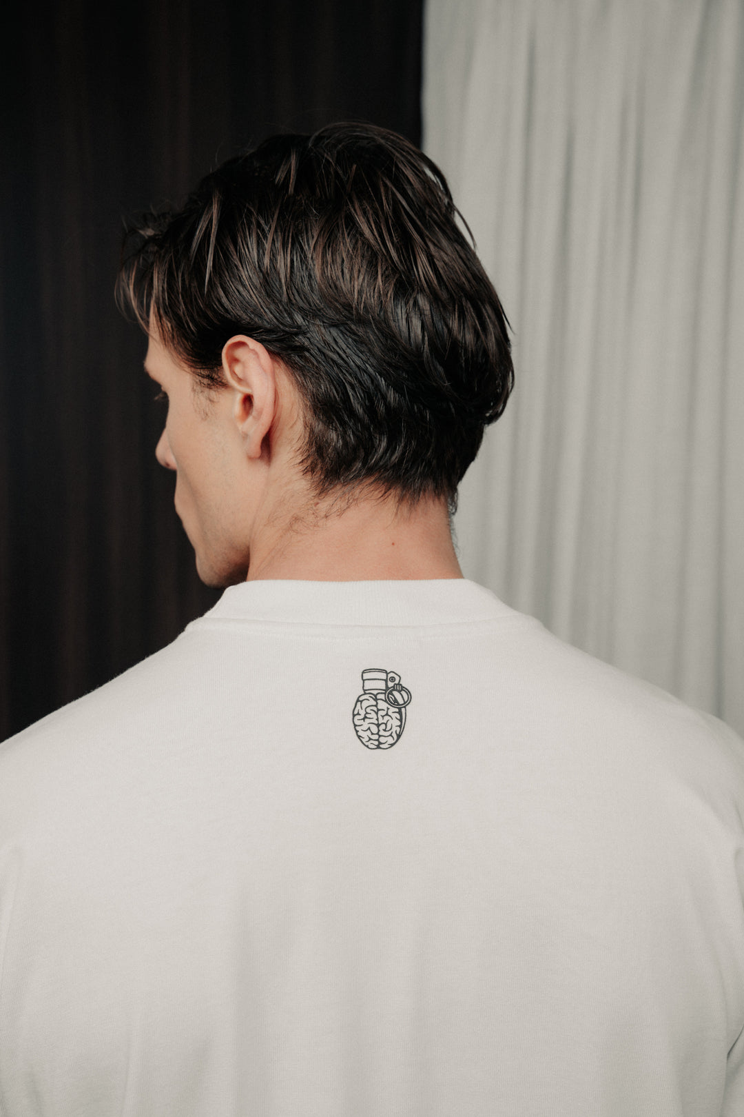 Cotton t-shirt ivory