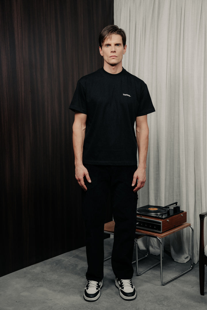 Cotton t-shirt black
