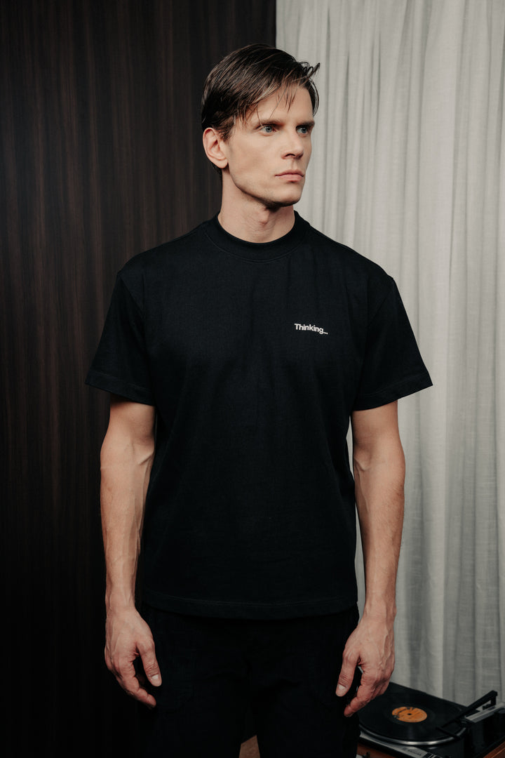 Cotton t-shirt black