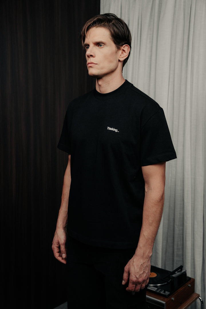 Cotton t-shirt black