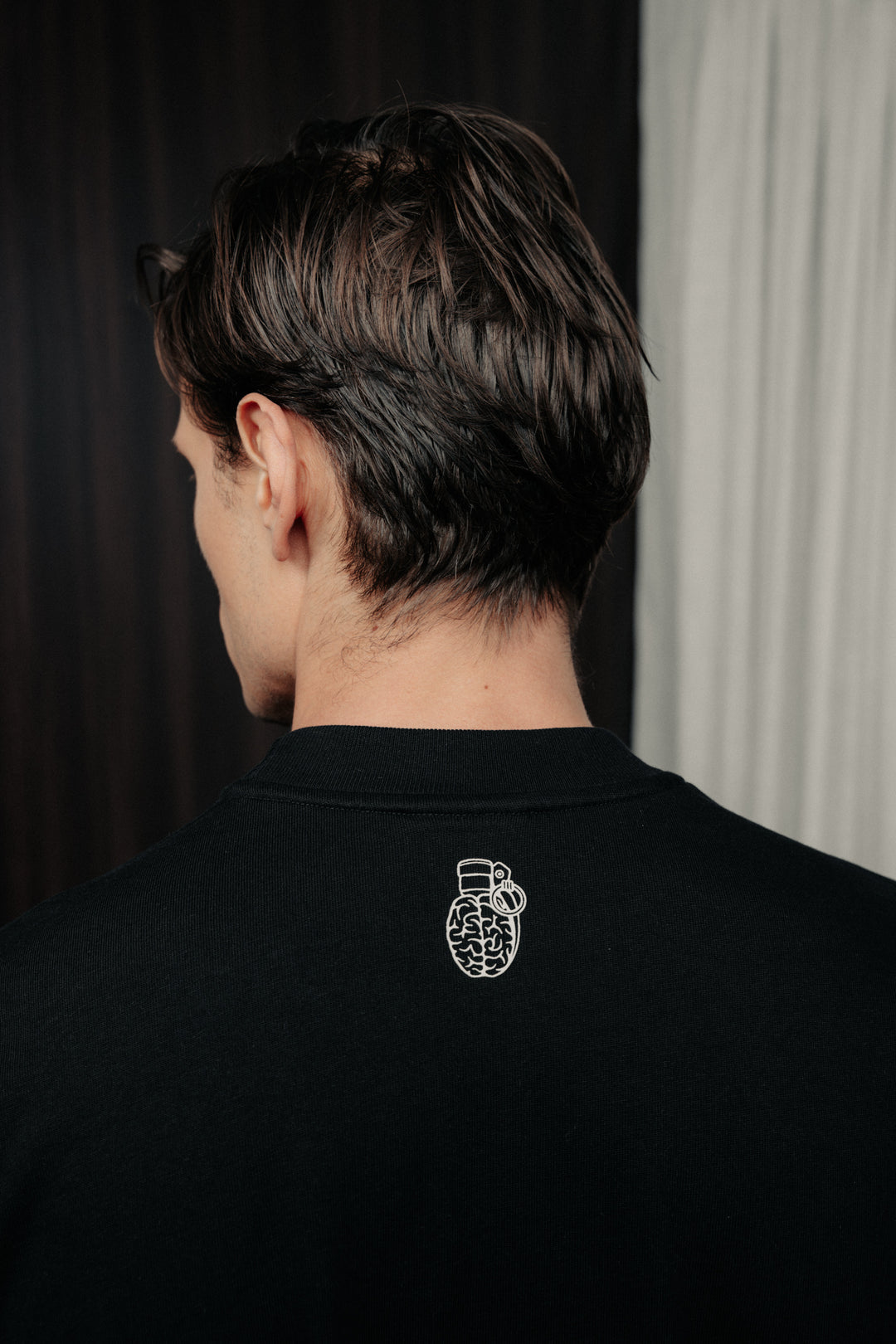 Cotton t-shirt black