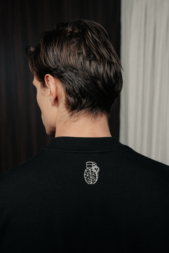 Cotton t-shirt black