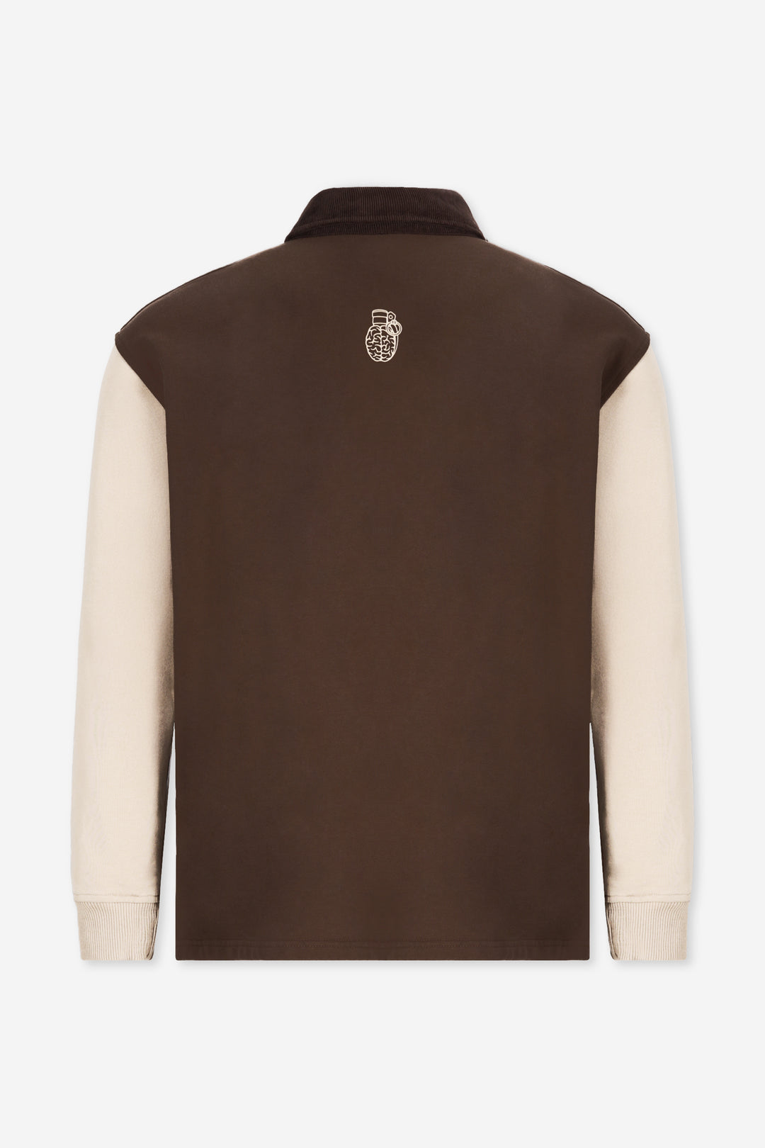 DESERT BROWN LONGSLEEVE POLO
