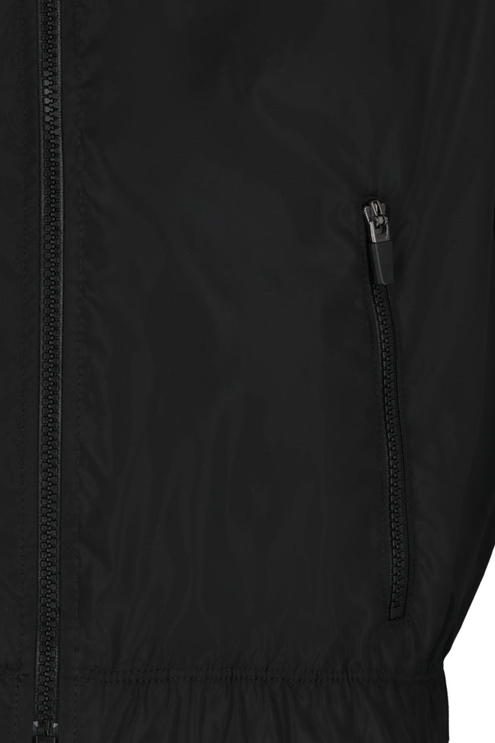 Black Windbreaker Jacket