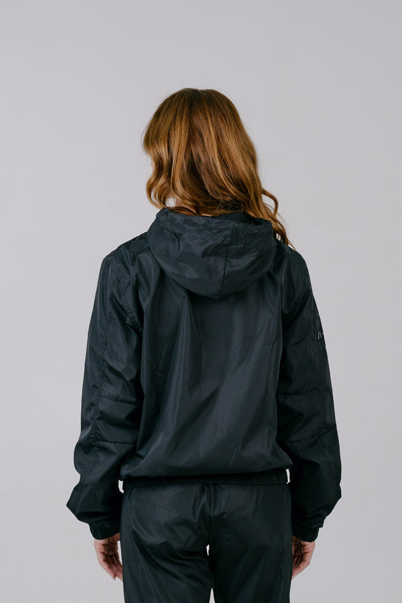 Black Windbreaker Jacket