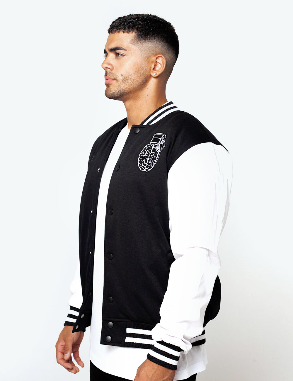 Black Varsity Jacket