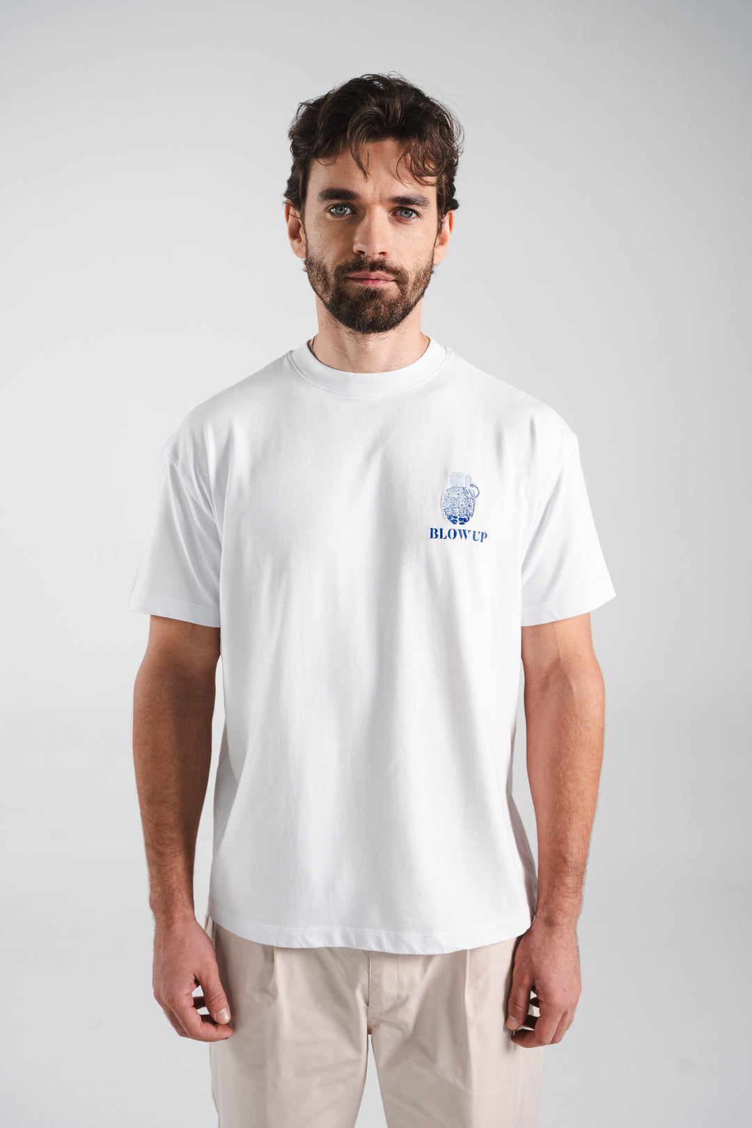 NAVIGATION WHITE  CLASSIC T-SHIRT