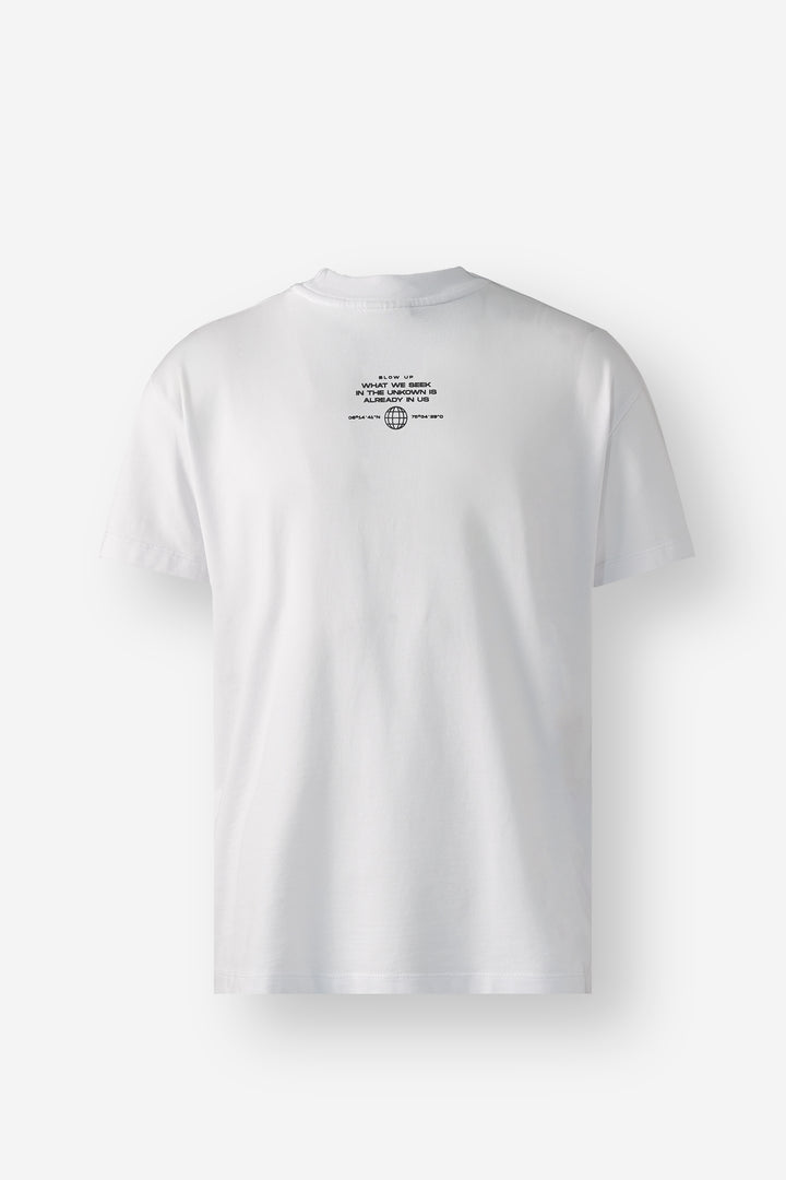 Loose fit white t-shirt in cotton