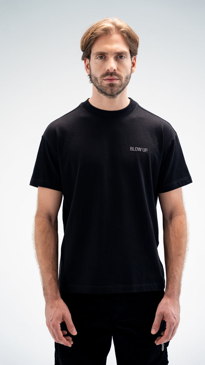 ICON REGULAR FIT BLACK T-SHIRT