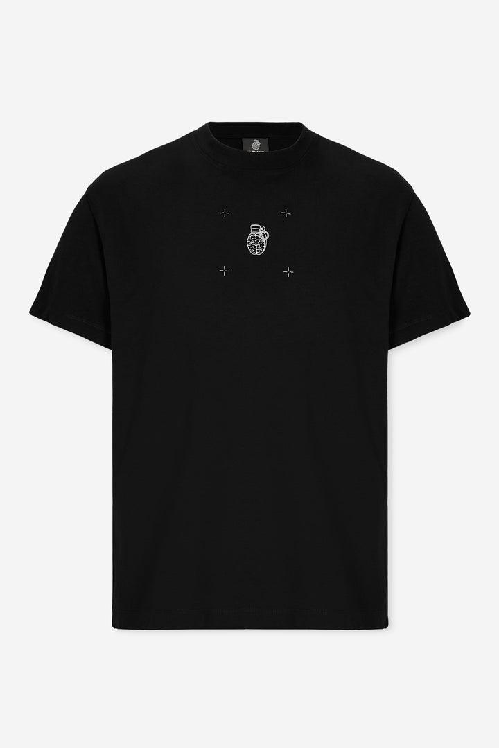 MINIMAL REGULAR FIT BLACK T-SHIRT