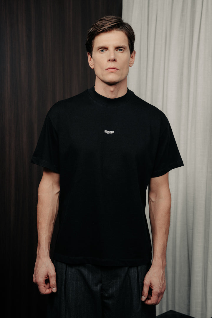 Cotton t-shirt black