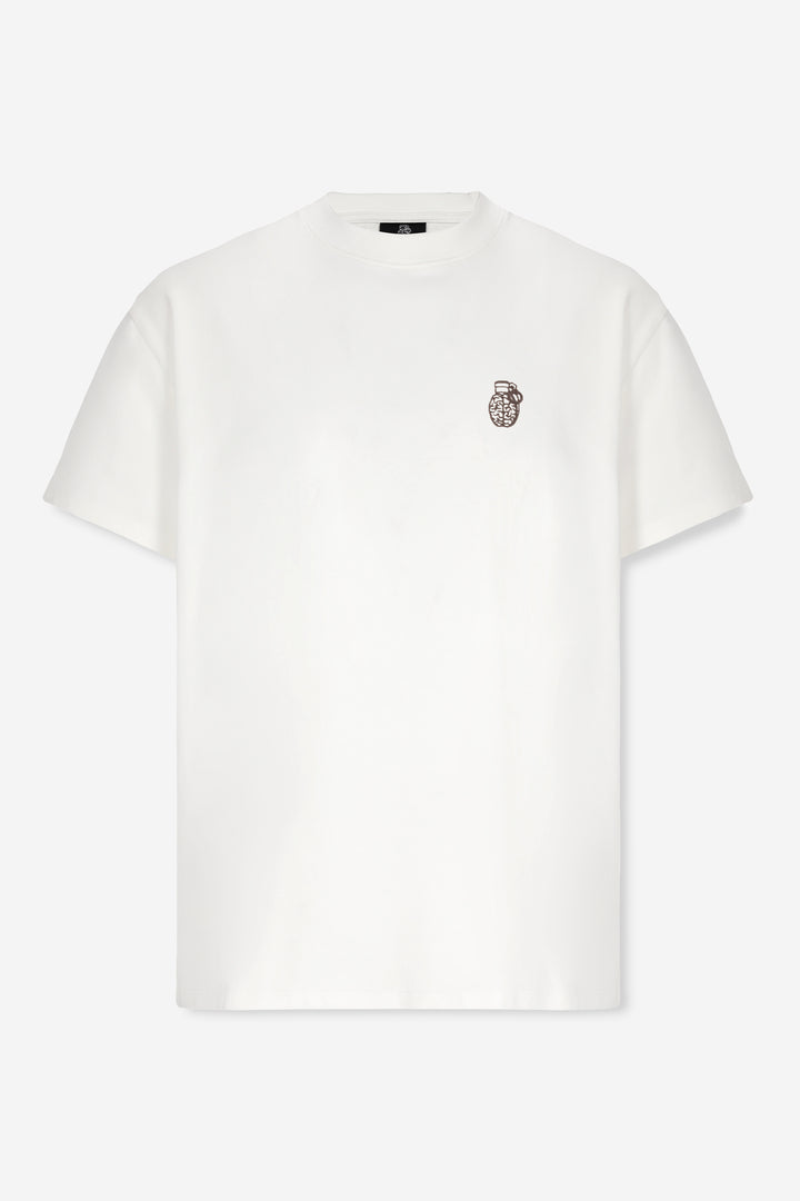 PRIME REGULAR FIT IVORY T-SHIRT