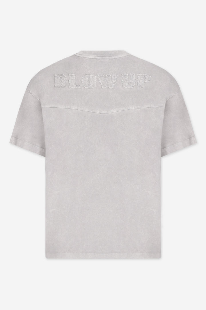 SHERIFF REGULAR FIT WHITE T-SHIRT