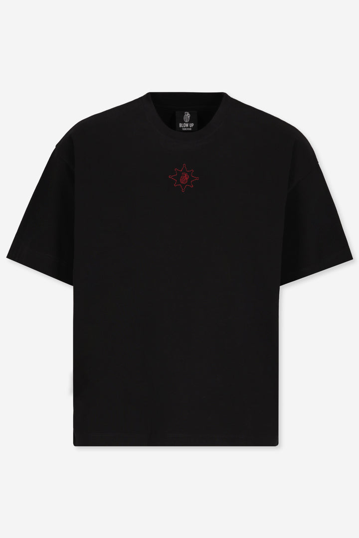 HIGH PEAKS REGULAR FIT BLACK  T-SHIRT