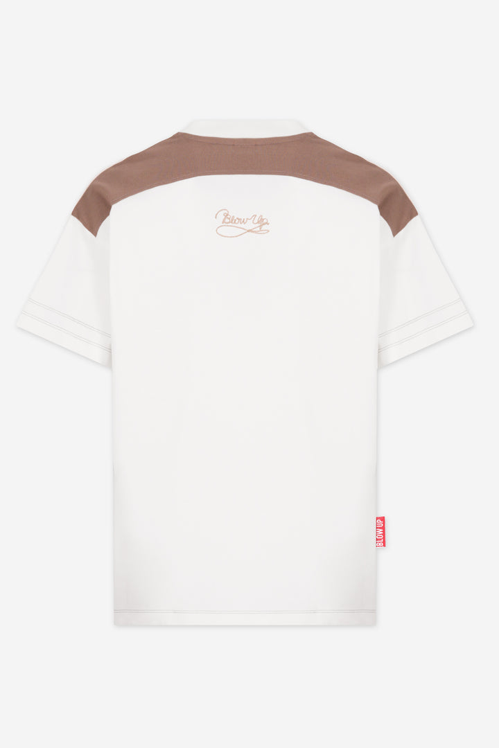 HOWDY REGULAR FIT IVORY T-SHIRT