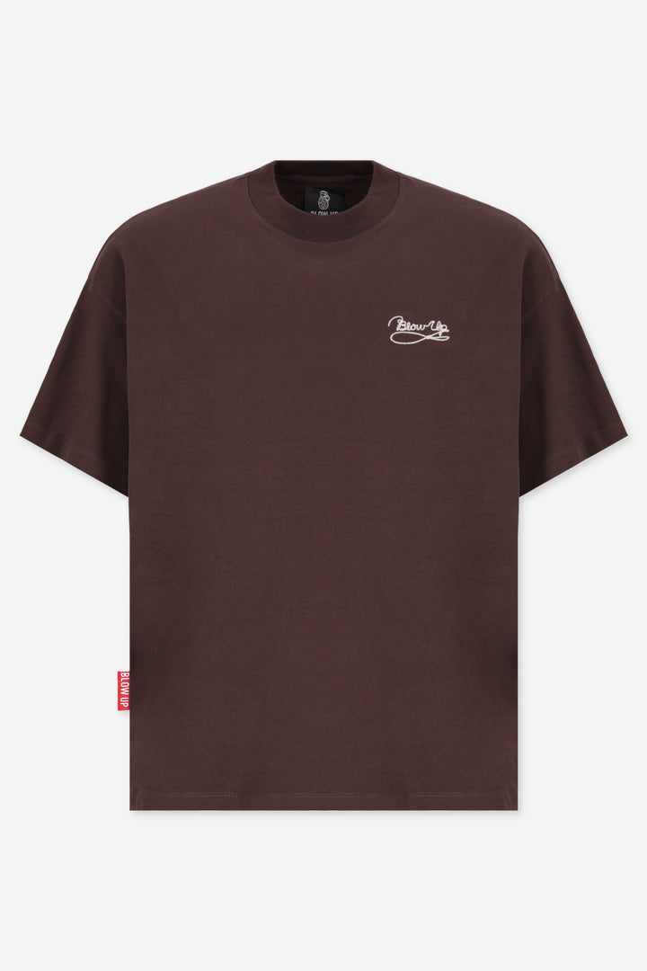 LASSO REGULAR FIT BLACK T-SHIRT
