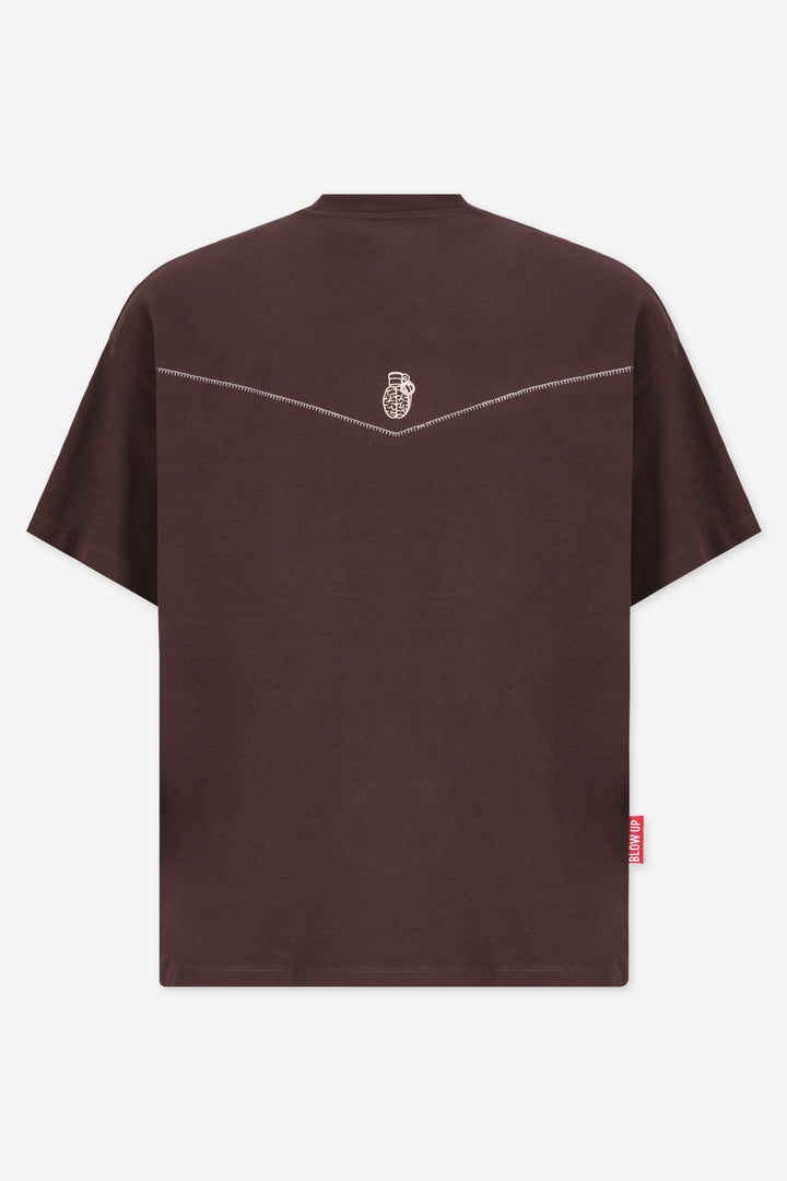 LASSO REGULAR FIT BLACK T-SHIRT