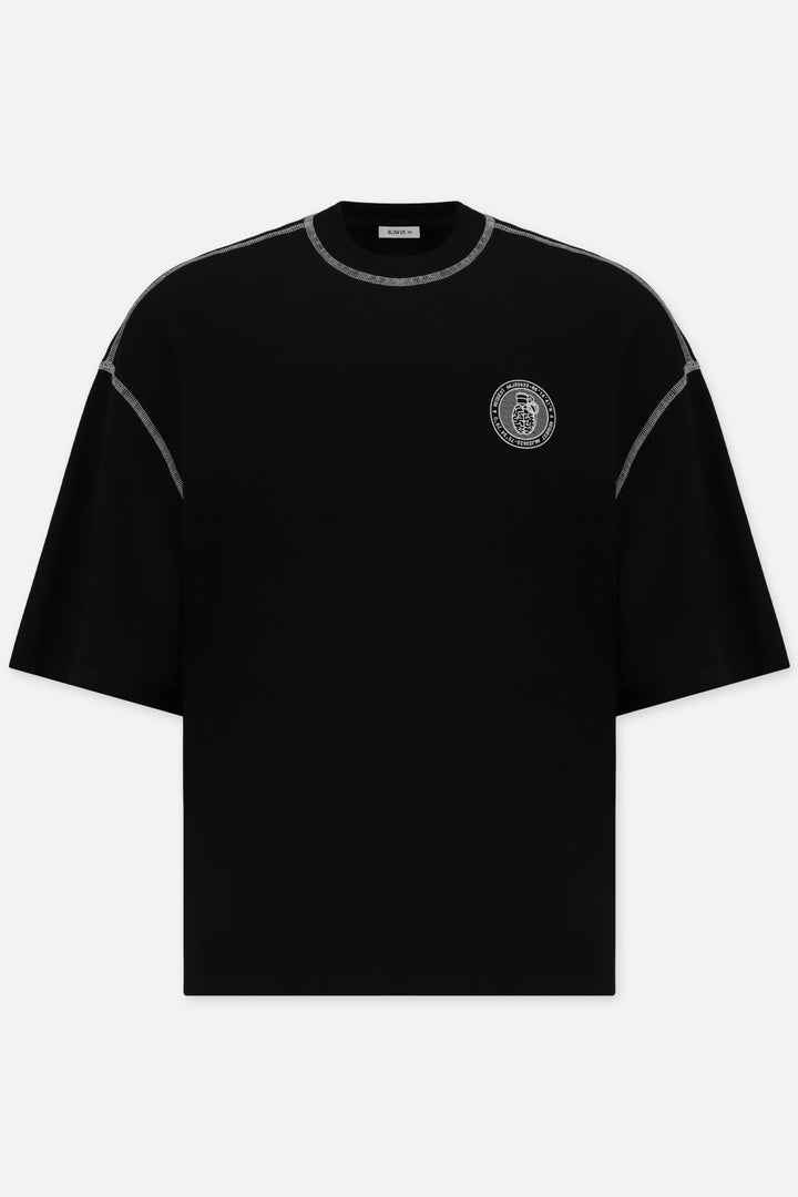 UNCHARTED BLACK REGULAR T-SHIRT