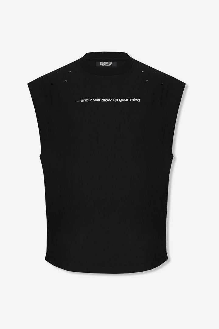 ARMHOLE BLACK T-SHIRT