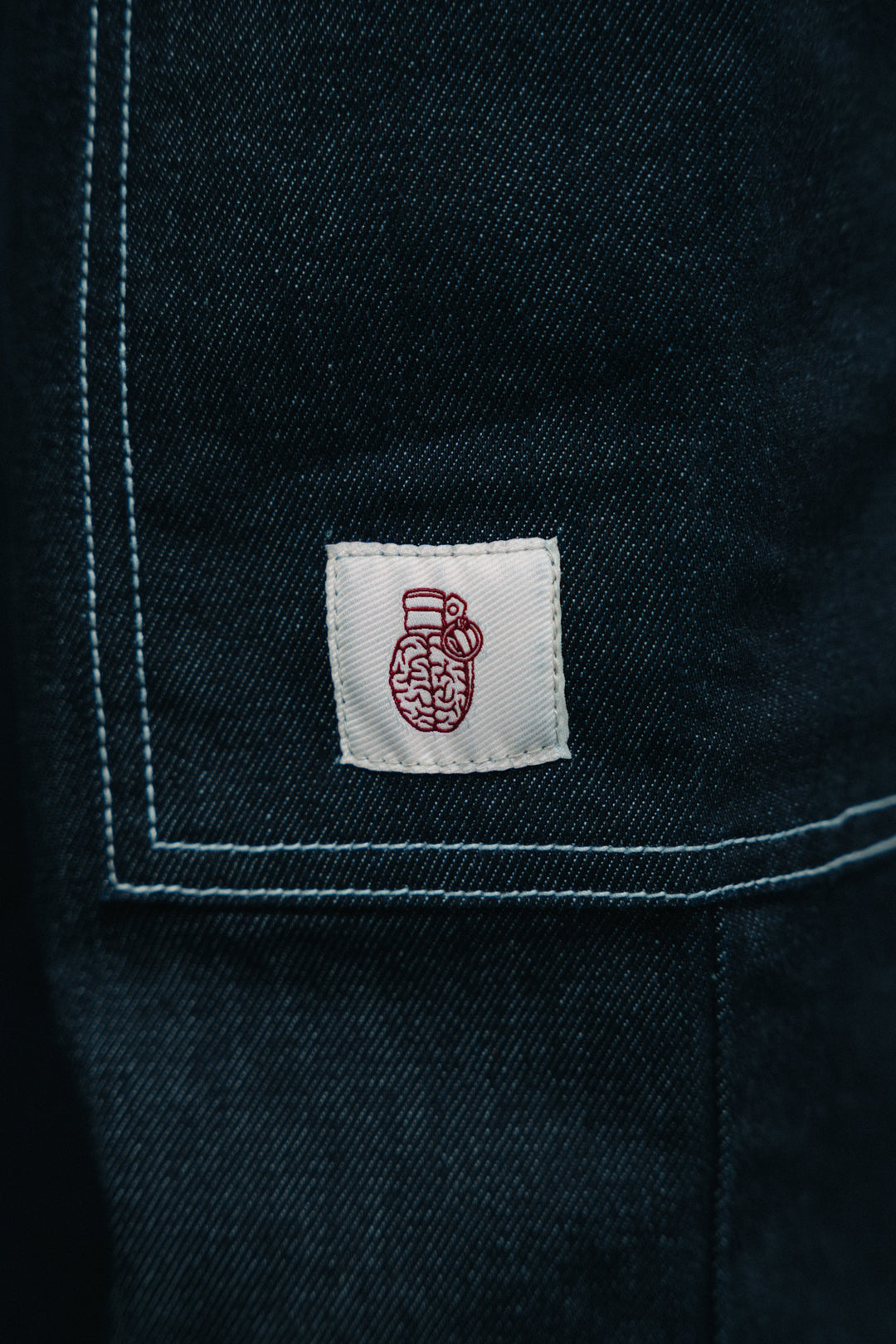 Straight Fit Denim Jeans Blue