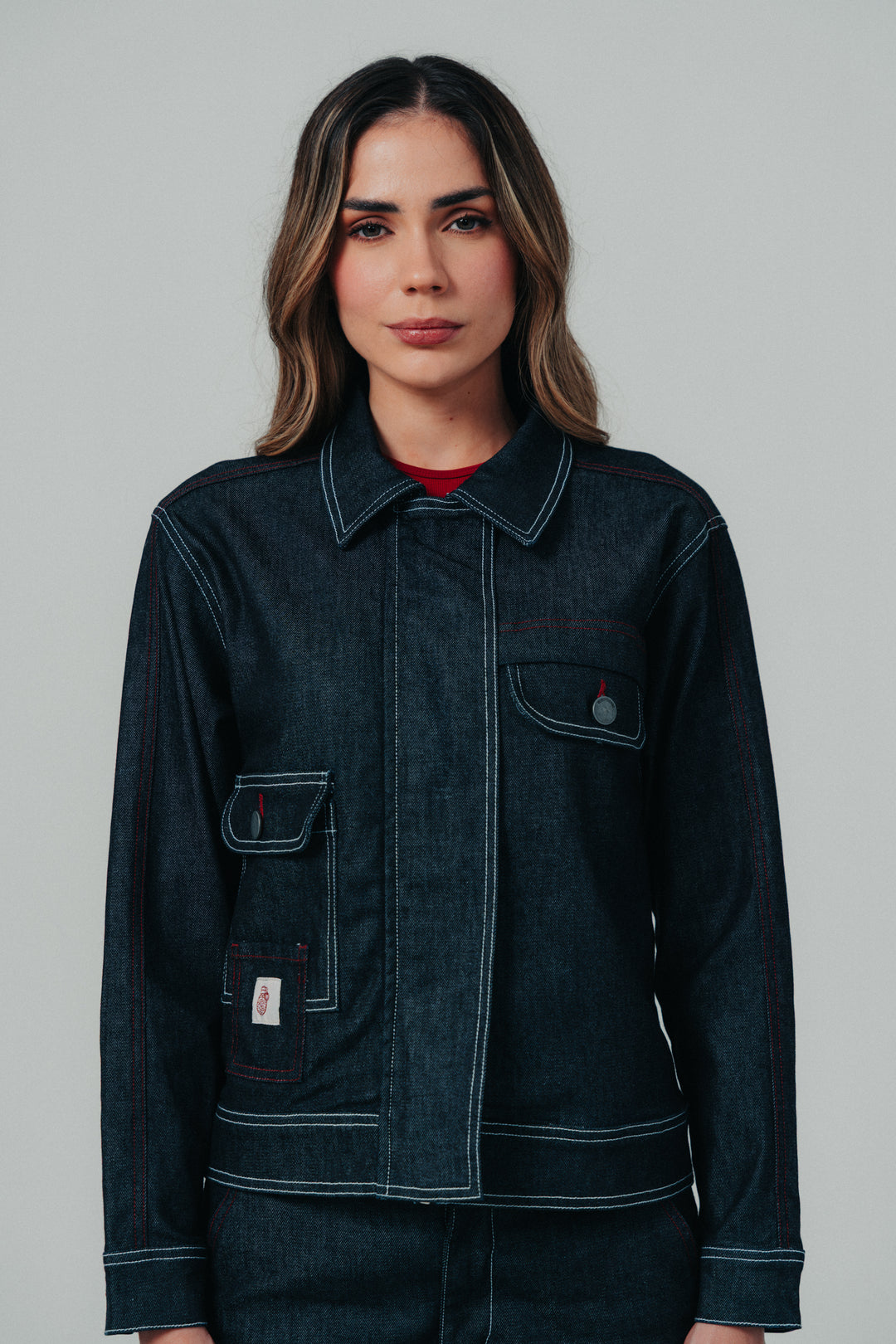 Woman Denim Jacket Blue
