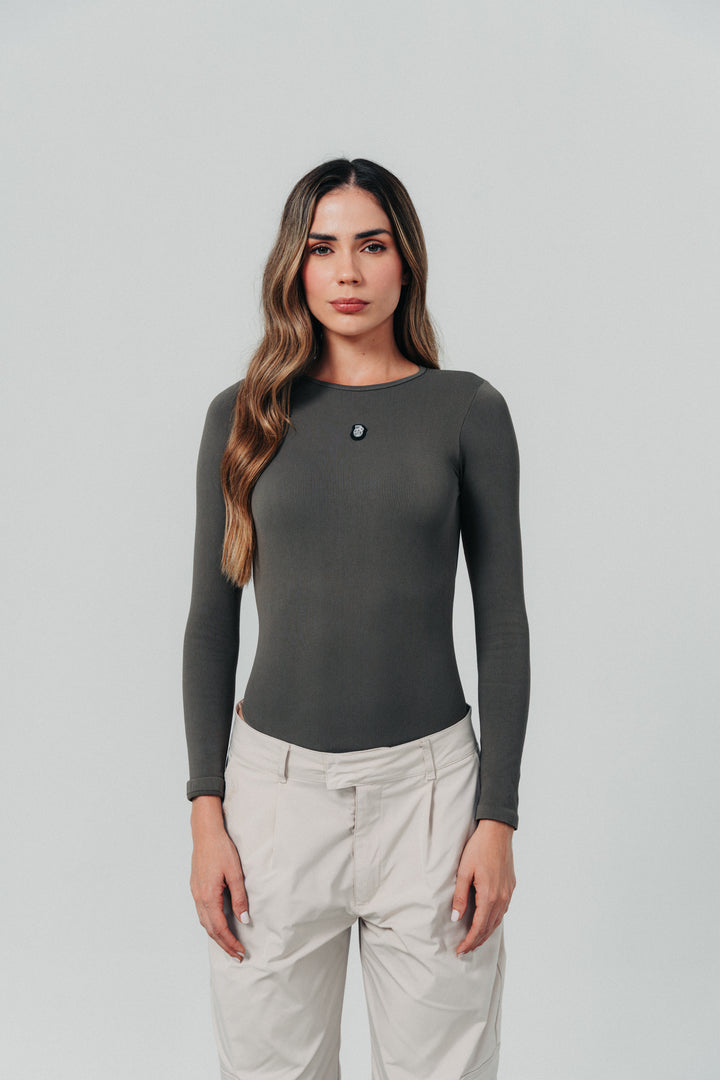 Longsleeve Bodysuit Grey