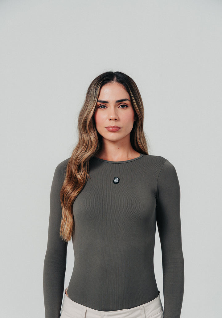 Longsleeve Bodysuit Grey
