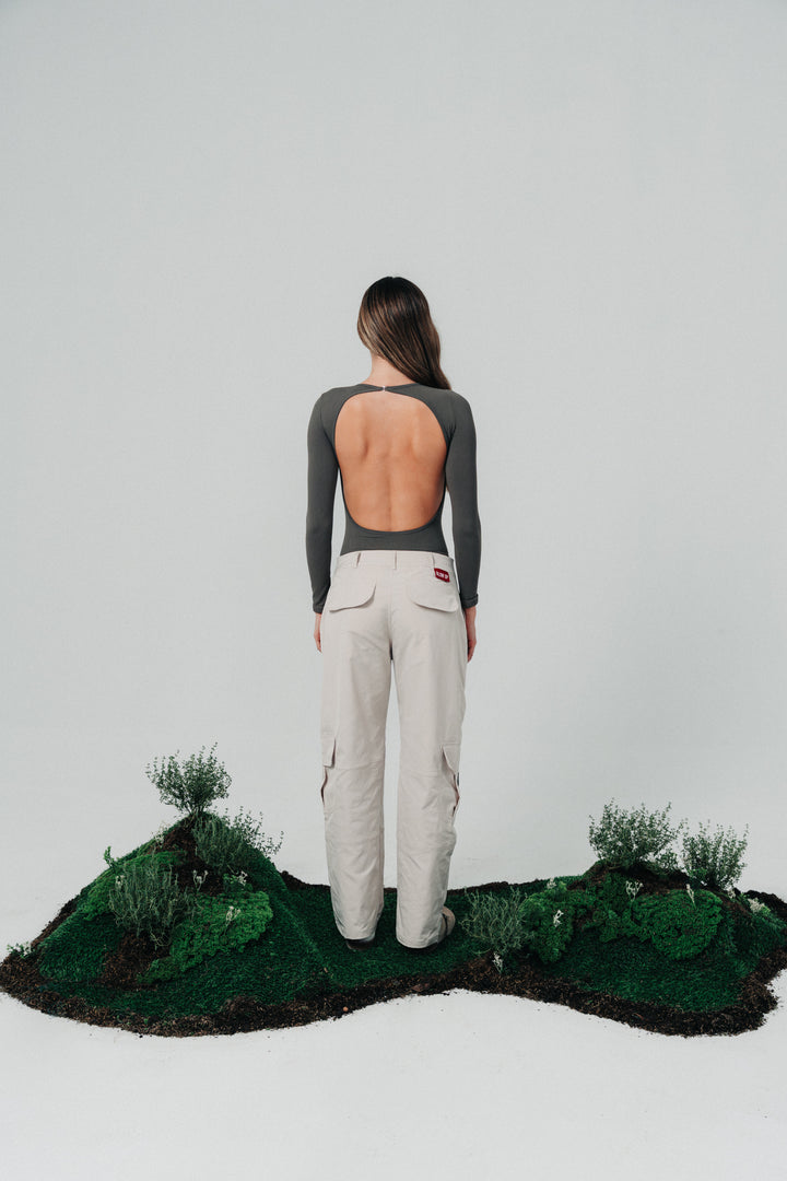 Longsleeve Bodysuit Grey