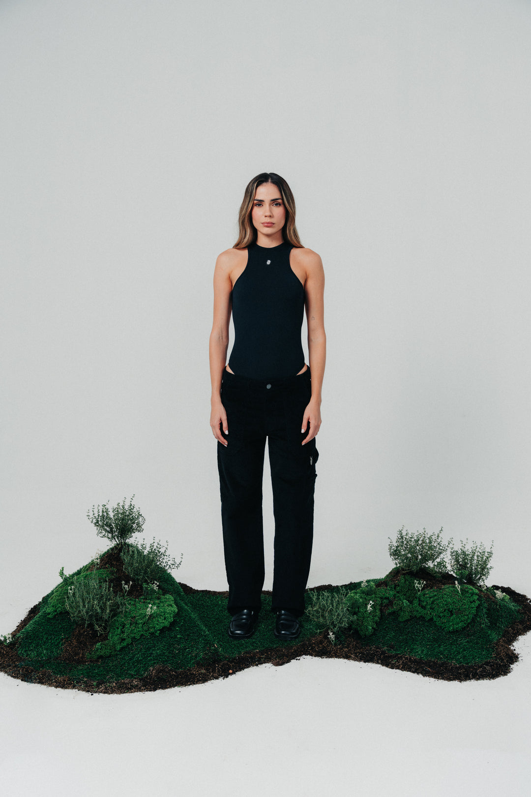 Sleeveless Bodysuit Black