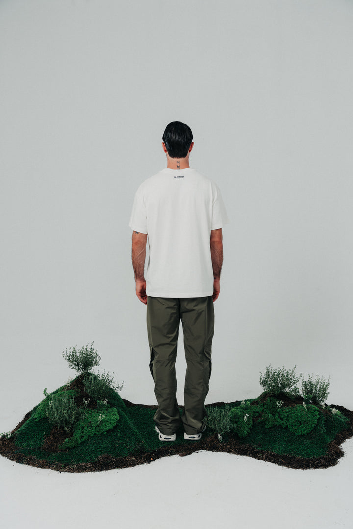 Minimal regular fit ivory t-shirt