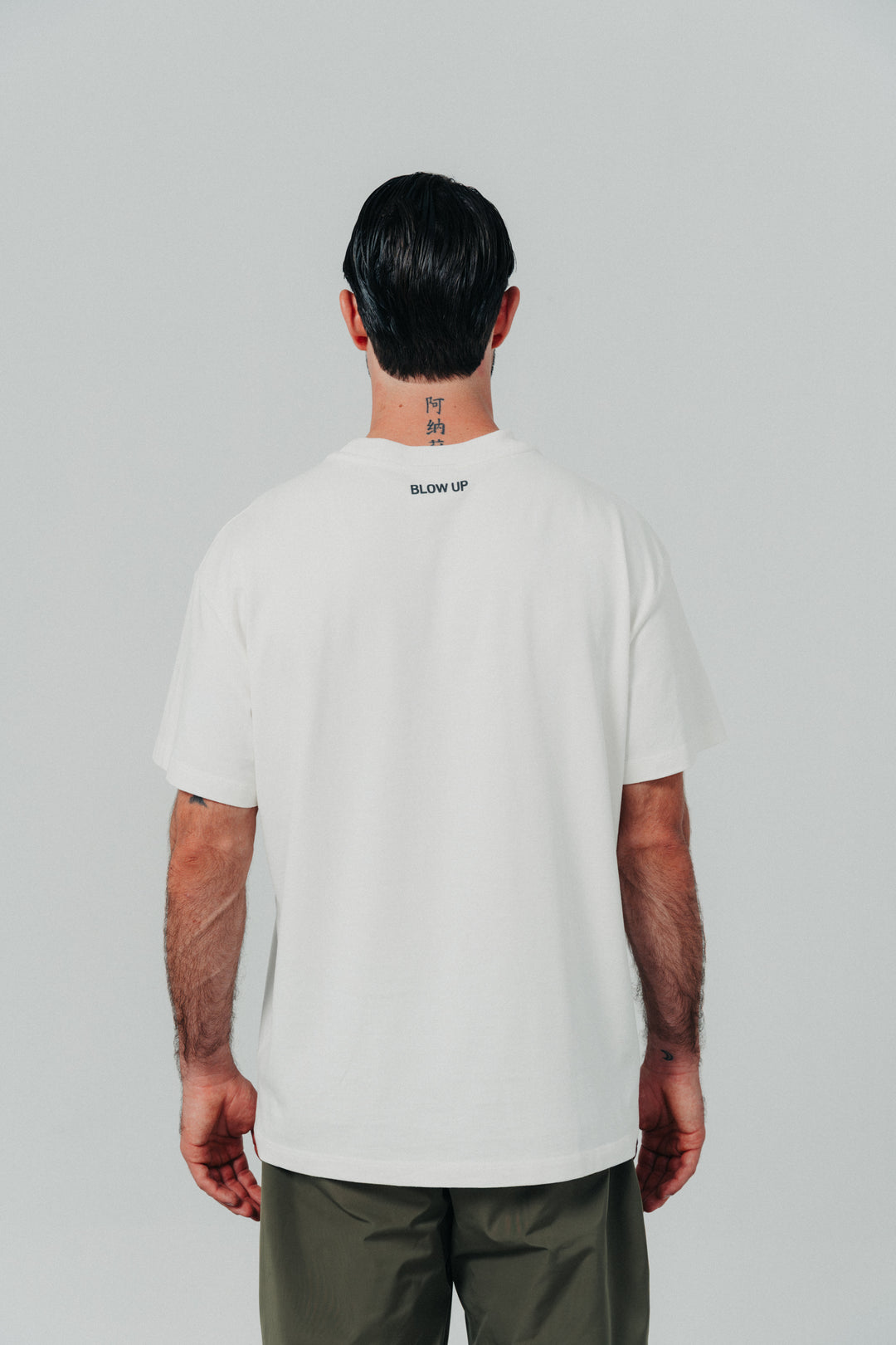 Minimal regular fit ivory t-shirt