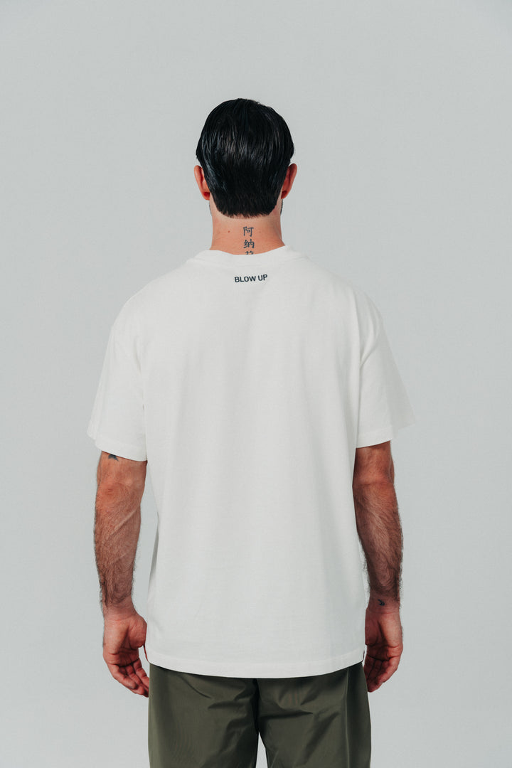 Minimal regular fit ivory t-shirt