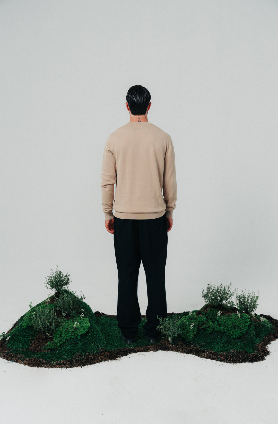 Knitted Sweater - Brown