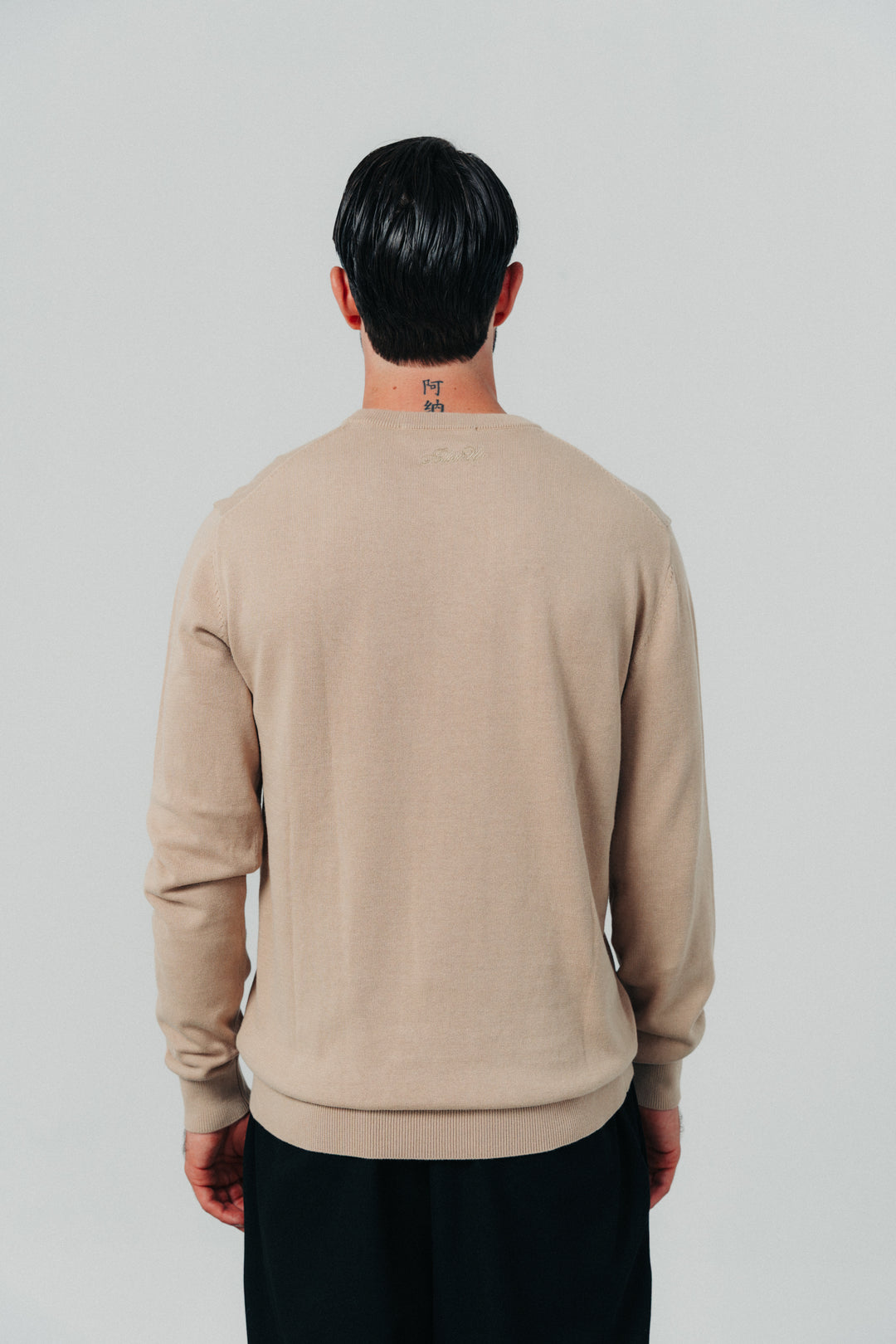 Knitted Sweater - Brown