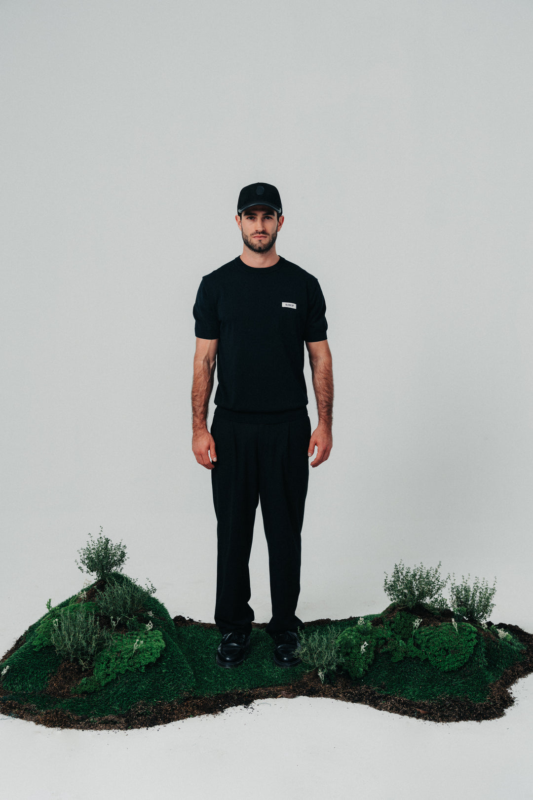 Cotton t-shirt black