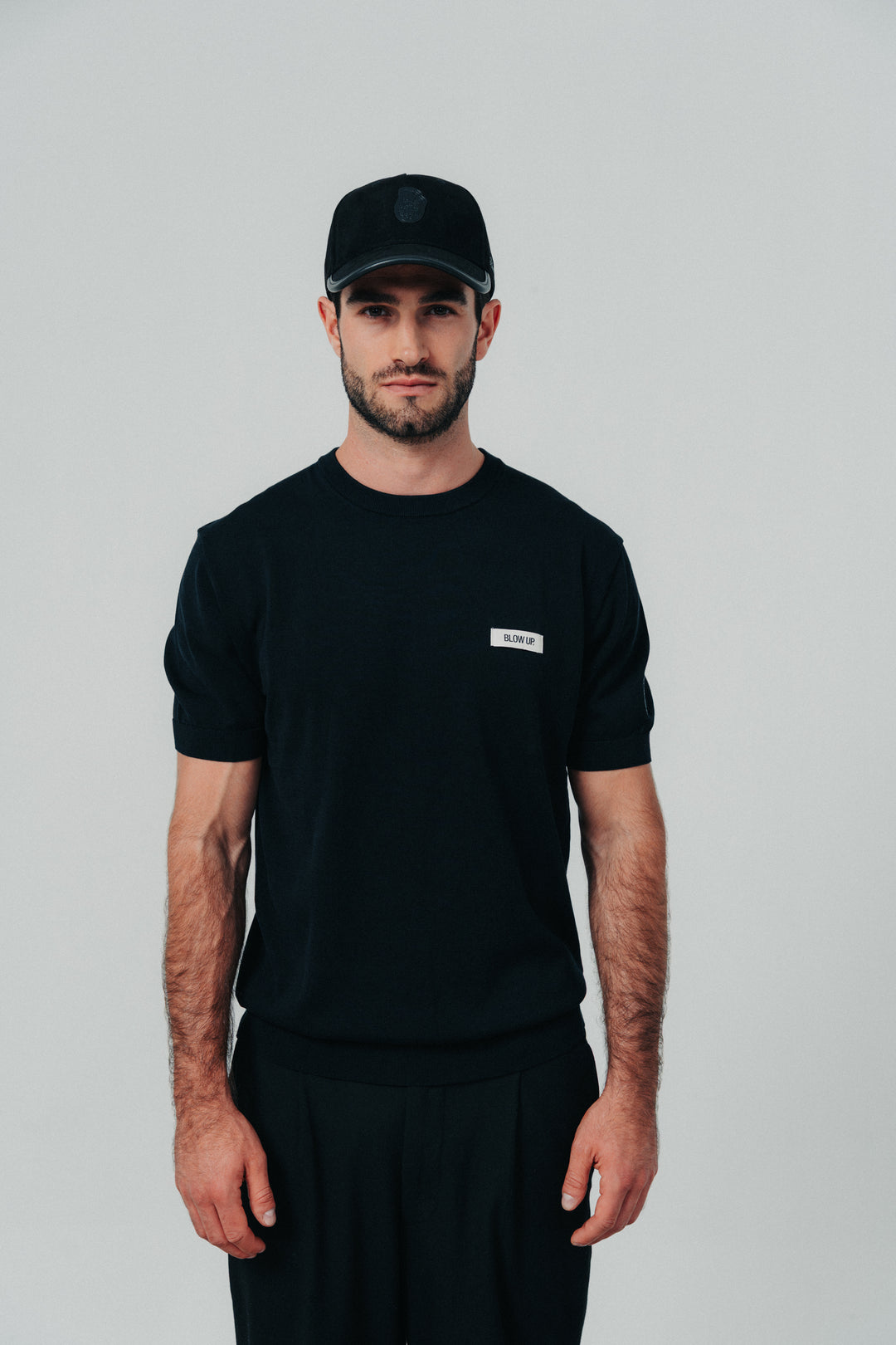 Cotton t-shirt black