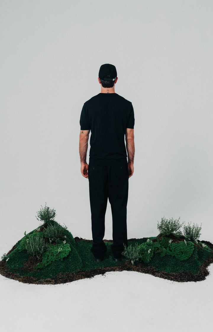 Cotton t-shirt black