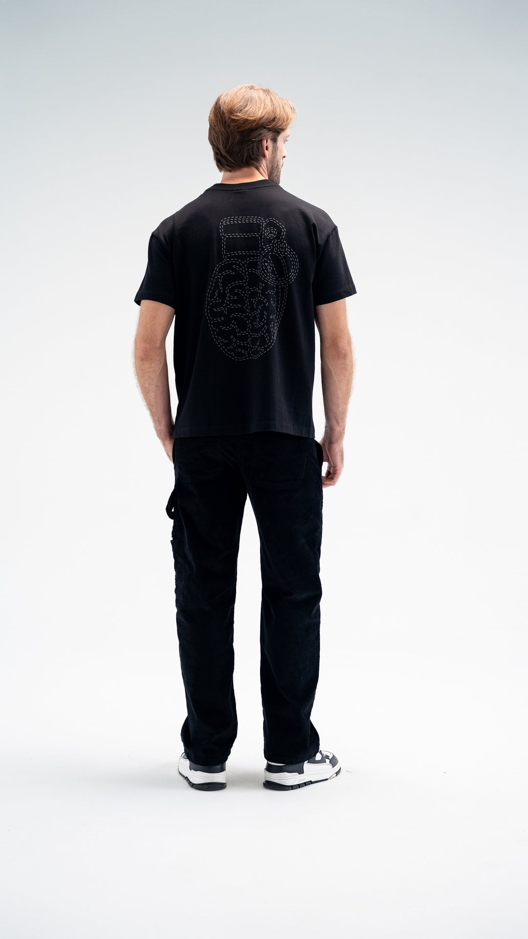 ICON REGULAR FIT BLACK T-SHIRT